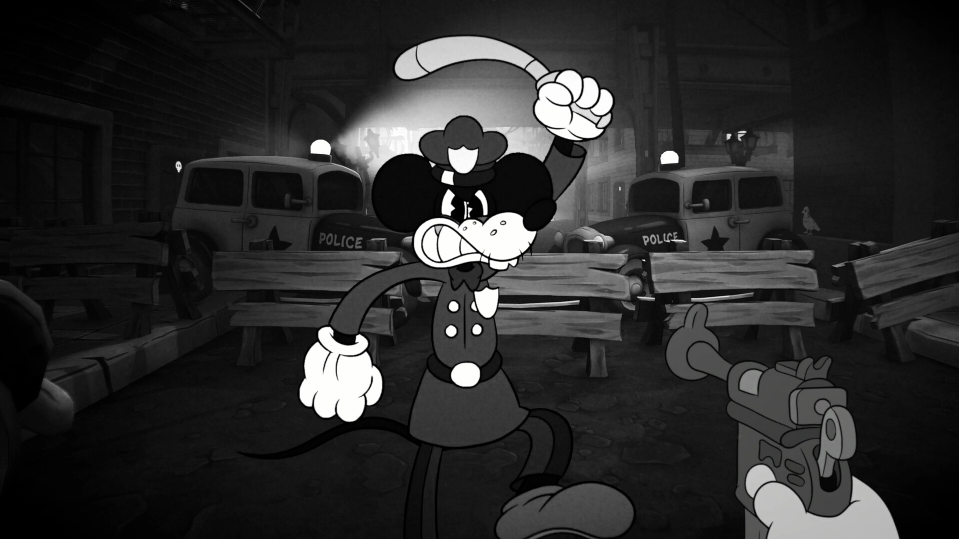 Early combat encounter in MOUSE: P.I. For Hire used on the beginner's guide