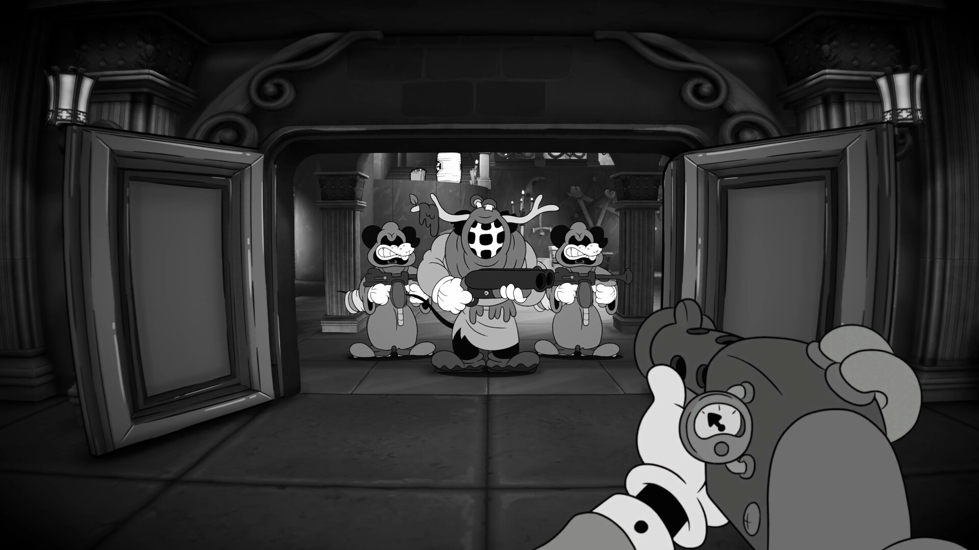 Combat encounter in MOUSE: P.I. For Hire featured on the homepage
