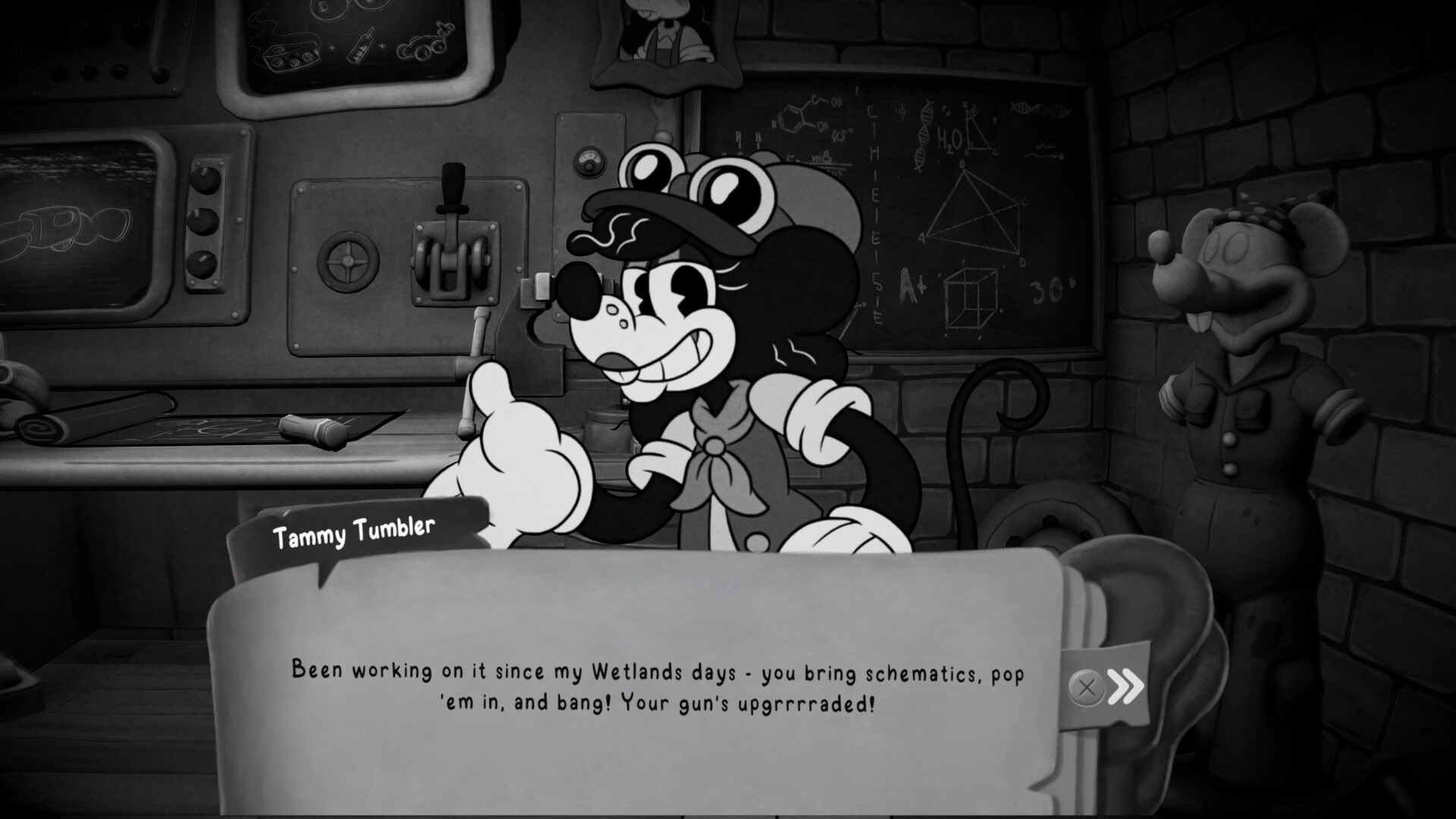 MOUSE: P.I. For Hire gameplay screenshot used to support the Jack Pepper noir character analysis